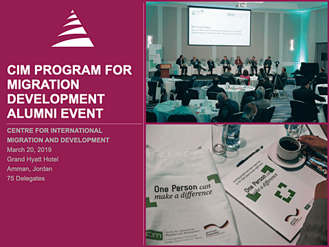 CIM Program for Migration Development Alumni Event